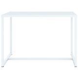 Tavolino da Salotto Bianco Forma Quadrato Colore Ripiano Bianco 67x67x46h cm, Materiale Piano in Legno Nobilitato - Lisese
