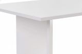 Tavolino da Salotto Bianco Forma Rettangolare Materiale Piano in Legno Nobilitato 119x60x40h cm, Colore Ripiano Bianco - Turate