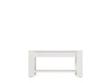 Tavolino da Salotto Bianco un Vano Forma Rettangolare 90x49.5x45.5h cm, Materiale Piano in Legno Nobilitato - Signa