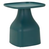 Tavolino da Salotto blu Adatto per Indoor-outdoor Forma Quadrato 48x48x50h cm, Colore Ripiano blu - Batoti