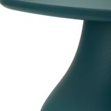 Tavolino da Salotto blu Adatto per Indoor-outdoor Forma Quadrato 48x48x50h cm, Colore Ripiano blu - Batoti