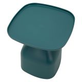 Tavolino da Salotto blu Adatto per Indoor-outdoor Forma Quadrato 48x48x50h cm, Colore Ripiano blu - Batoti