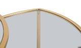 Tavolino da salotto circolare oro 60x60x50h cm - Adrian