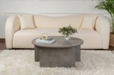 Tavolino da salotto Codroipo, Tavolo basso da caffè, Portariviste per divano, Ripiano da soggiorno, 90x90 h41 cm, Grigio