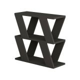 Tavolino da salotto geometrico antracite 60x22x57h cm - Beniamina