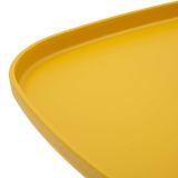 Tavolino da Salotto Giallo Adatto per Indoor-outdoor Forma Quadrato 48x48x38h cm, Colore Ripiano Giallo - Matata