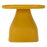 Tavolino da Salotto Giallo Adatto per Indoor-outdoor Forma Quadrato 48x48x38h cm, Colore Ripiano Giallo - Matata