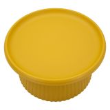 Tavolino da Salotto Giallo Senape Adatto per Indoor-outdoor Forma Rotondo 71x35x71h cm, Colore Ripiano Giallo - Kampot