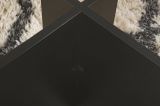 Tavolino da salotto Illasi, Tavolo basso da caffè, Portariviste per divano, Ripiano da soggiorno, 105x65 h40 cm, Nero