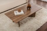 Tavolino da Salotto Marrone Noce Forma Rettangolare Materiale Piano in Legno Nobilitato 119x60x40h cm, Colore Ripiano Marrone - Turate
