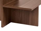 Tavolino da Salotto Marrone Noce Forma Rettangolare Materiale Piano in Legno Nobilitato 80x40x40h cm, Colore Ripiano Marrone - Lomagna