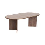 Tavolino da Salotto Marrone Noce Peso Massimo Supportato 20 kg Forma Rettangolare 119x60x40h cm, Sfumatura Colore Ripiano Noce - Elain