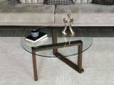 Tavolino da Salotto Marrone Noce Portariviste Forma Rettangolare 80x80x41h cm, Sfumatura Colore Struttura Noce - Ragia