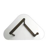 Tavolino da Salotto Marrone Noce Portariviste Forma Rettangolare 96x81x41h cm, Sfumatura Colore Struttura Noce - Messico
