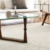 Tavolino da Salotto Marrone Noce Portariviste Forma Rettangolare 96x81x41h cm, Sfumatura Colore Struttura Noce - Messico