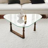 Tavolino da Salotto Marrone Noce Portariviste Forma Rettangolare 96x81x41h cm, Sfumatura Colore Struttura Noce - Messico