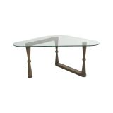 Tavolino da Salotto Marrone Noce Portariviste Forma Rettangolare 96x81x41h cm, Sfumatura Colore Struttura Noce - Messico
