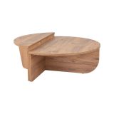 Tavolino da Salotto Marrone Pino Peso Massimo Supportato 15 kg Forma Rettangolare 90x60x35h cm, Sfumatura Colore Ripiano Pino - Mansue