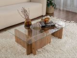 Tavolino da Salotto Marrone Pino Portariviste Forma Rettangolare 105x65x30h cm, Materiale Piano in Legno Massello - Kallias