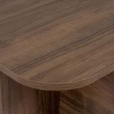 Tavolino da Salotto Marrone Quercia Forma Rettangolare Materiale Piano in Legno Nobilitato 120x60x41h cm, Colore Ripiano Marrone - Nomeva