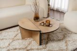 Tavolino da Salotto Marrone Quercia Nero Portariviste Forma Rettangolare 90x60x35h cm, Colore Ripiano Marrone - Mansue