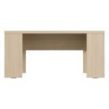 Tavolino da Salotto Marrone Rovere Forma Rettangolare Colore Ripiano Marrone 90x50x43h cm, Sfumatura Colore Struttura Rovere - Riposto