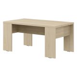 Tavolino da Salotto Marrone Rovere Forma Rettangolare Colore Ripiano Marrone 90x50x43h cm, Sfumatura Colore Struttura Rovere - Riposto