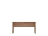 Tavolino da Salotto Marrone Rovere Nodi con Piedini un Vano 90x49.5x45.5h cm, Forma Rettangolare - Formia