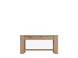Tavolino da Salotto Marrone Rovere Nodi un Vano Forma Rettangolare 90x49.5x45.5h cm, Sfumatura Colore Ripiano Rovere Nodi - Signa