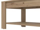 Tavolino da Salotto Marrone Rovere Nodi un Vano Forma Rettangolare 90x49.5x45.5h cm, Sfumatura Colore Ripiano Rovere Nodi - Signa