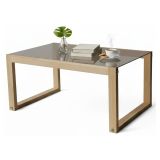 Tavolino da Salotto Marrone Rovere Portariviste Forma Rettangolare 85x55x40h cm, Sfumatura Colore Struttura Rovere - Aldino