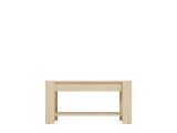 Tavolino da Salotto Marrone Rovere un Vano Forma Rettangolare 90x49.5x45.5h cm, Sfumatura Colore Ripiano Rovere - Signa