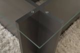 Tavolino da Salotto Nero Antracite Peso Massimo Supportato 10 kg Forma Rettangolare 105x65x40h cm, Sfumatura Colore Struttura Antracite - Azriel