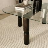 Tavolino da Salotto Nero Antracite Portariviste Forma Rettangolare 80x80x40h cm, Sfumatura Colore Struttura Antracite - Gran