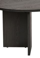 Tavolino da Salotto Nero Forma Rettangolare Materiale Piano in Legno Nobilitato 119x60x40h cm, Colore Ripiano Nero - Porcari