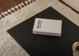 Tavolino da Salotto Nero Forma Rettangolare Materiale Piano in Legno Nobilitato 119x60x40h cm, Colore Ripiano Nero - Turate
