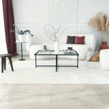 Tavolino da Salotto Nero Resistente All'appannamento Forma Rettangolare 94x64x35h cm, Materiale Piano in Vetro - Anna