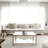 Tavolino da Salotto oro Cassetti 90x60x40h cm, un Vano - Mina