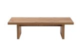 Tavolino da salotto Prepotto, Tavolo basso da caffè, Portariviste per divano, Ripiano da soggiorno, 110x45 h42 cm, Pino