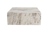 Tavolino da salotto quadrato marmo 90x90x35h cm - Jesinia