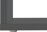 Tavolino da salotto rettangolare antracite 55x55x41h cm - Chanthu