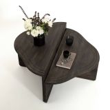 Tavolino da salotto rettangolare antracite 90x90x40h cm - Emiri