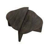 Tavolino da salotto rettangolare antracite 90x90x40h cm - Emiri