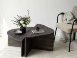 Tavolino da salotto rettangolare antracite 90x90x40h cm - Emiri
