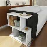 Tavolino da salotto rettangolare bianco 50x17x55h cm - Barni