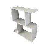 Tavolino da salotto rettangolare bianco 50x17x55h cm - Barni