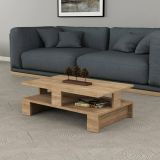 Tavolino da salotto rettangolare quercia 80x50x27h cm - Telescopio