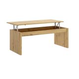 Tavolino da salotto rettangolare rovere nodi 102x50x43h cm - Audi