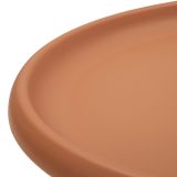 Tavolino da Salotto Rosso Adatto per Indoor-outdoor Forma Rotondo 71x35x71h cm, Colore Ripiano Rosso - Gamirese