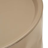 Tavolino da Salotto Rosso Marrone set da 2 Forma Rotondo 34x66x66h cm, Colore Ripiano Rosso - Ganovama